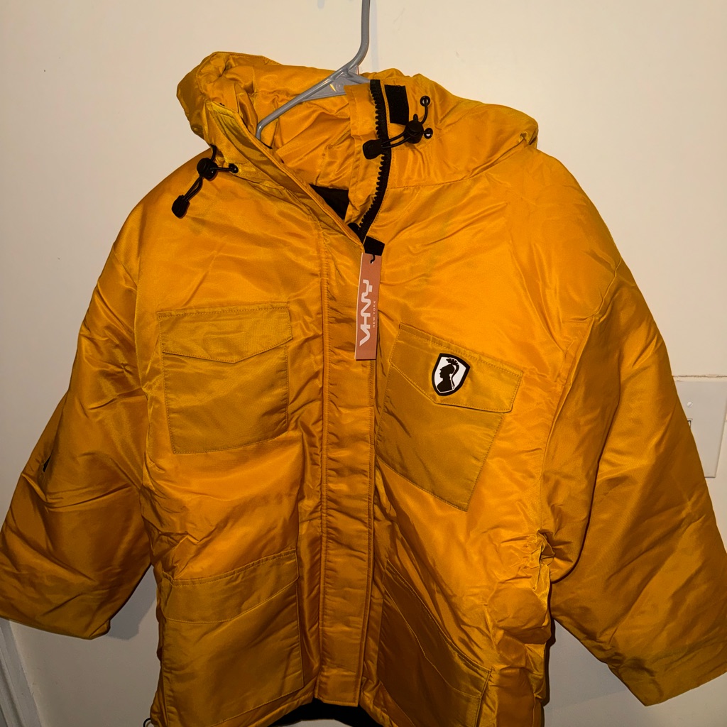 Nwt Vhny Women’s Hooded Down Long Parka Jacket Size S & M